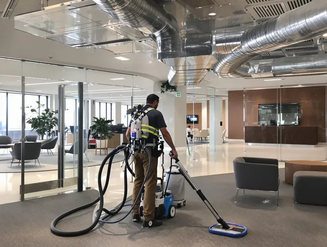 Commercial duct cleaning service by Whitman Air Duct Cleaning in Whitman