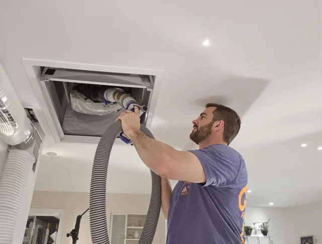 Precision indoor duct cleaning by Whitman Air Duct Cleaning in Whitman